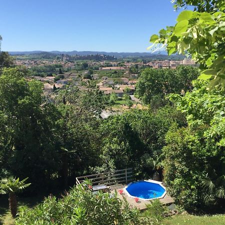 Chambre D'Hote Vue Imprenable Sur Cite - Villa Rose Carcassonne Ngoại thất bức ảnh